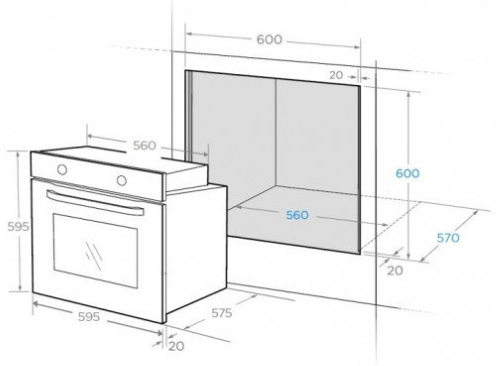 Midea mo 68100 gi духовой шкаф